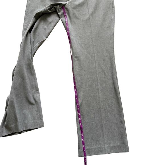 Talbots Wide Leg Dress pants Curvy Women Sz 10 Light Gray Career Trousers - Picture 9 of 13